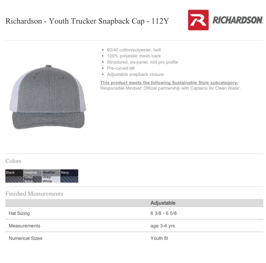 Youth Trucker Snapback cap