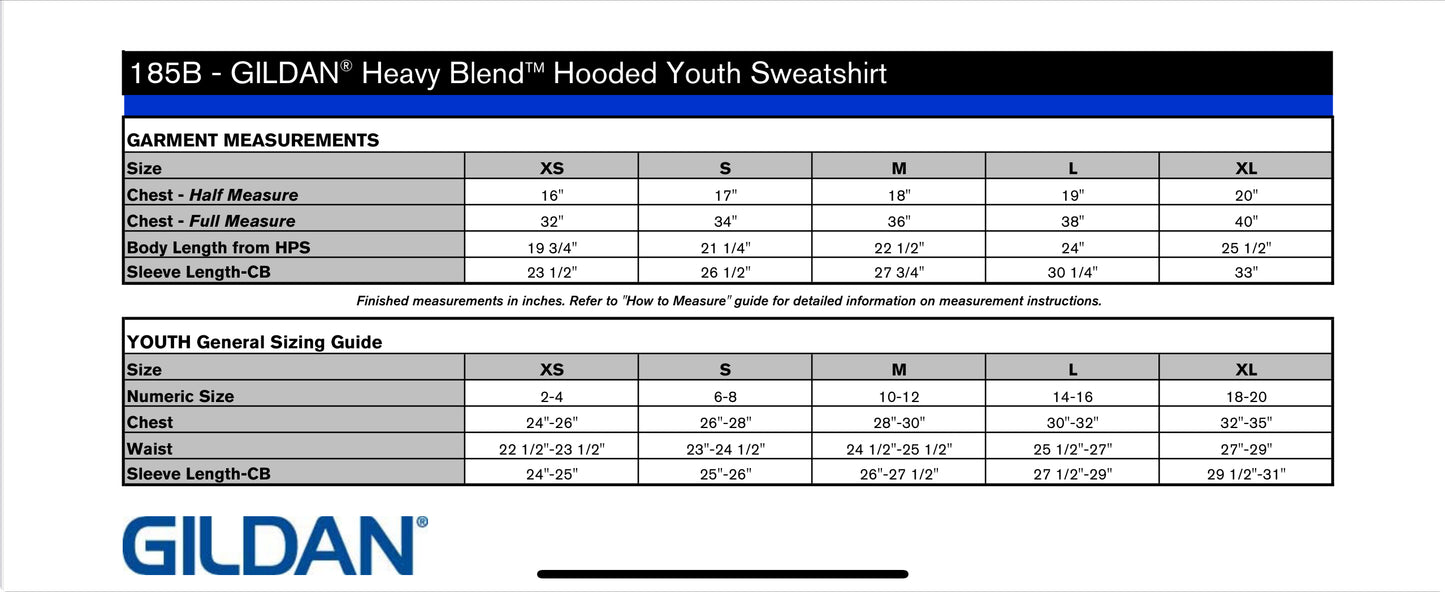 Youth Gildan Hoodie