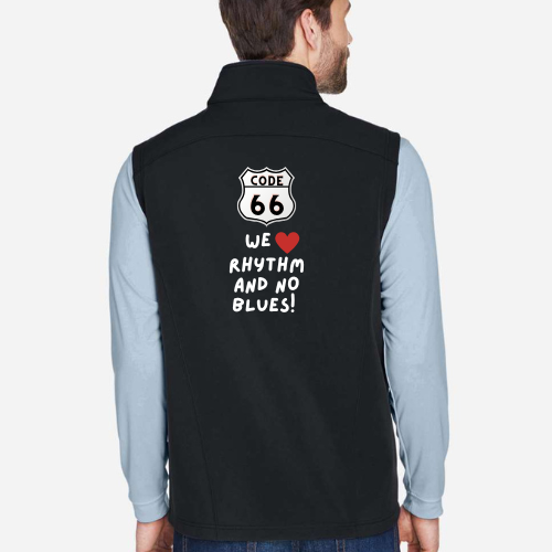 Mens Core 365 Vest with Code 66 logos