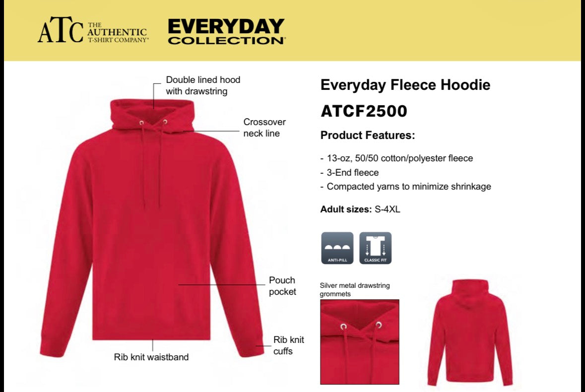 Adult Hoodie (Silver Blades)