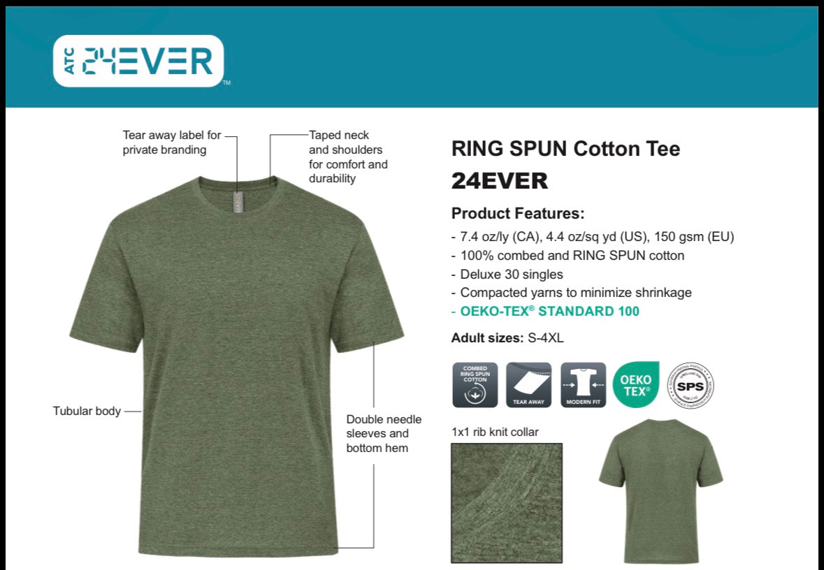 Adult Short Sleeve Tshirt (Silver Blades