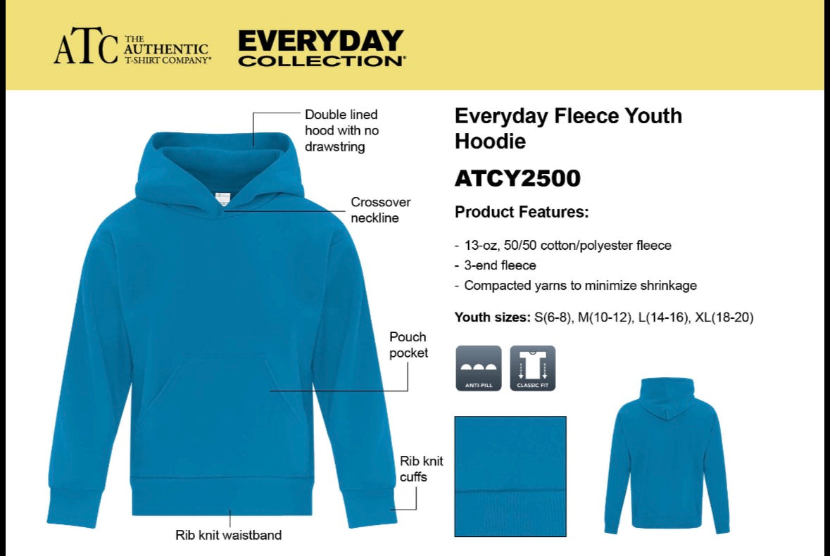 Youth Hoodie (Silver Blades)
