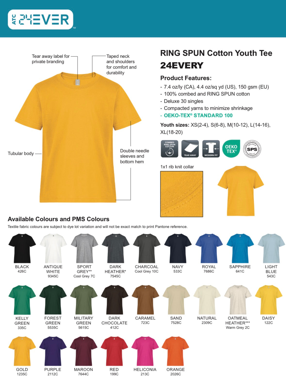 Youth ATC Short Sleeve Tshirt (CKS)