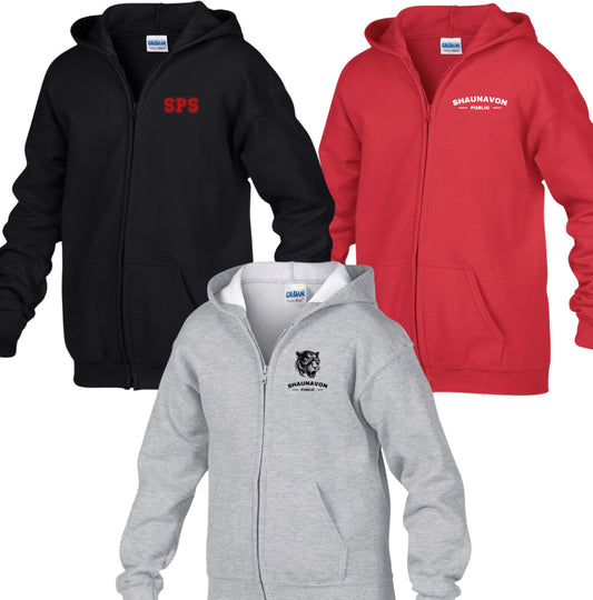 Adult Gildan Zip Up Hoodie