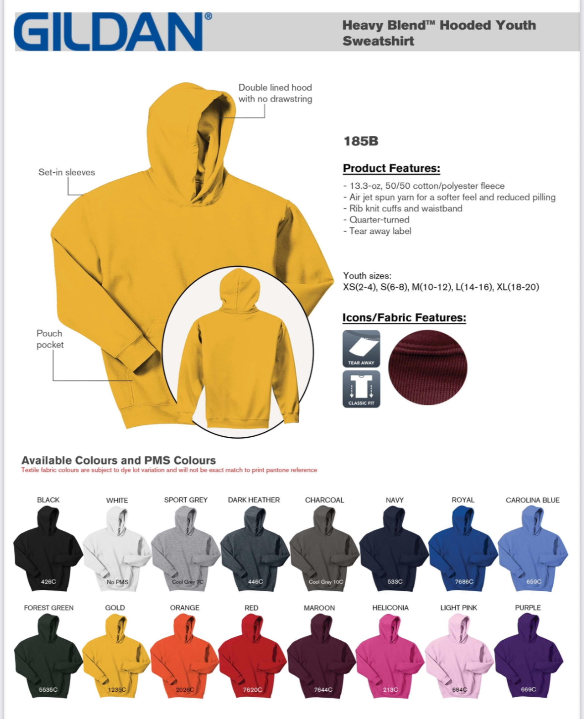 Youth Gildan Hoodie