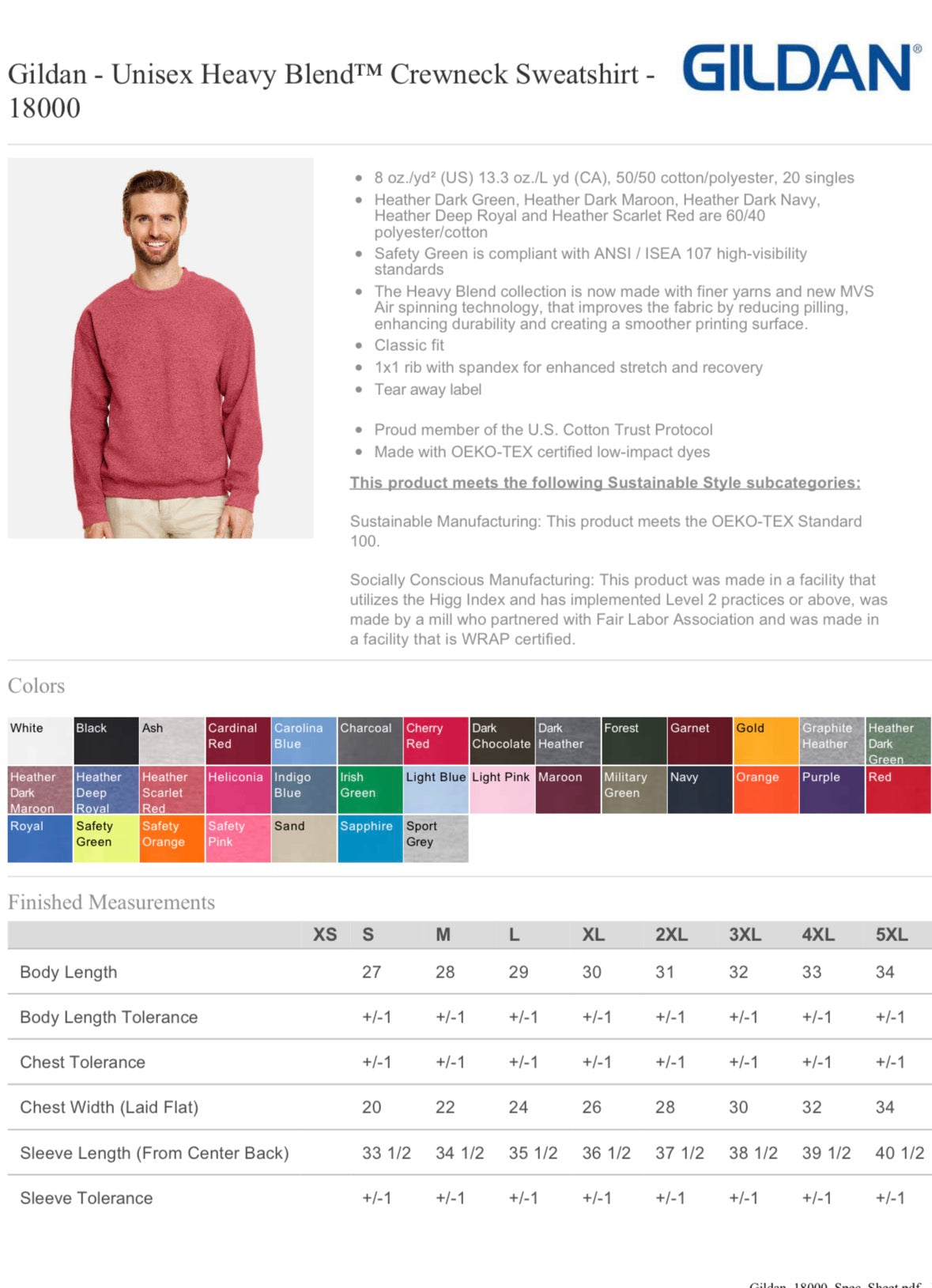 Adult Crewneck Sweater (Silver Blades)