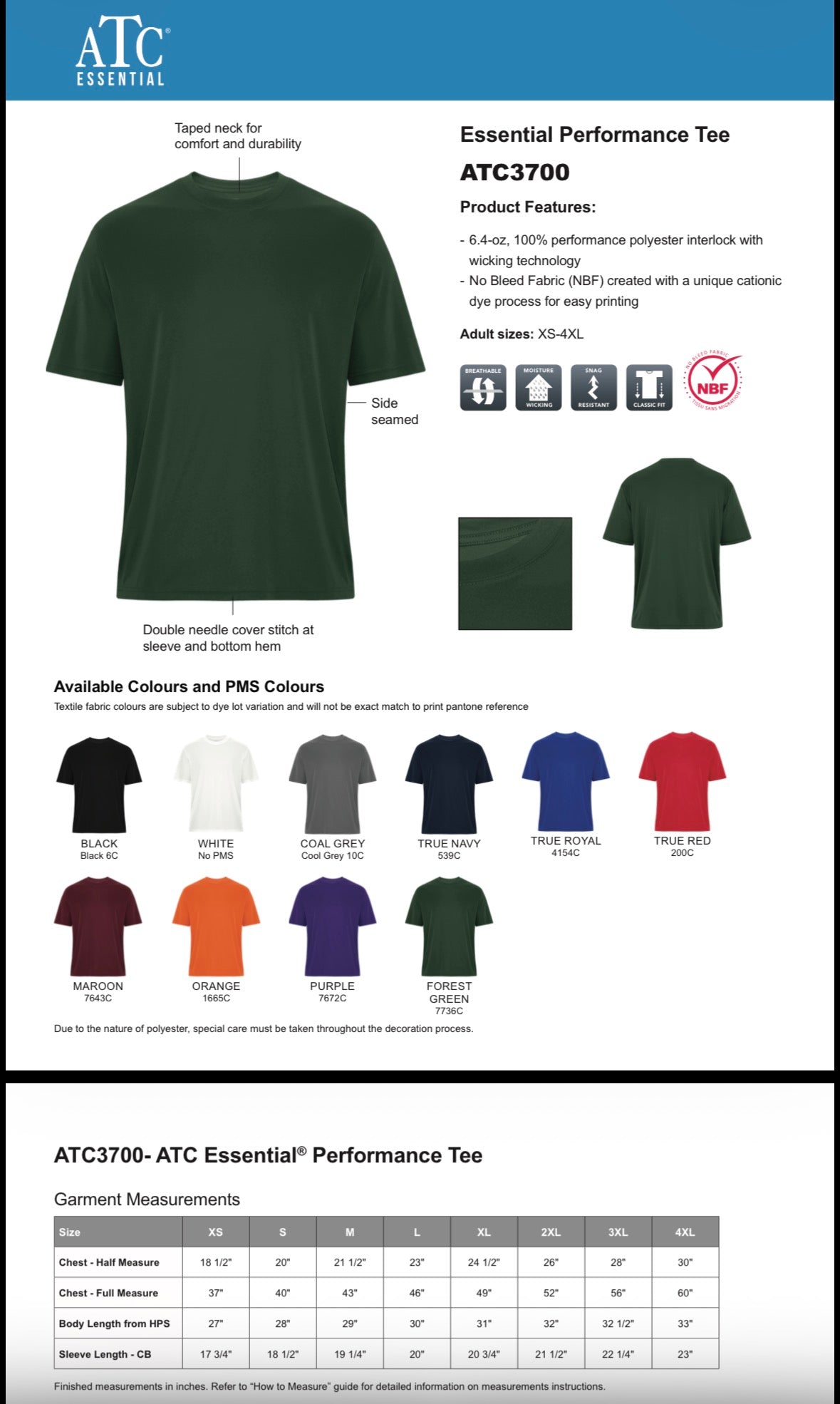 Adult ATC Performance Tshirt (CKS)