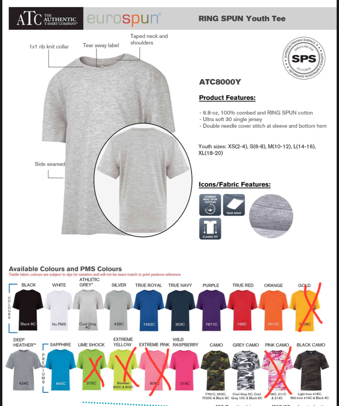 Youth ATC Short Sleeve Tshirt