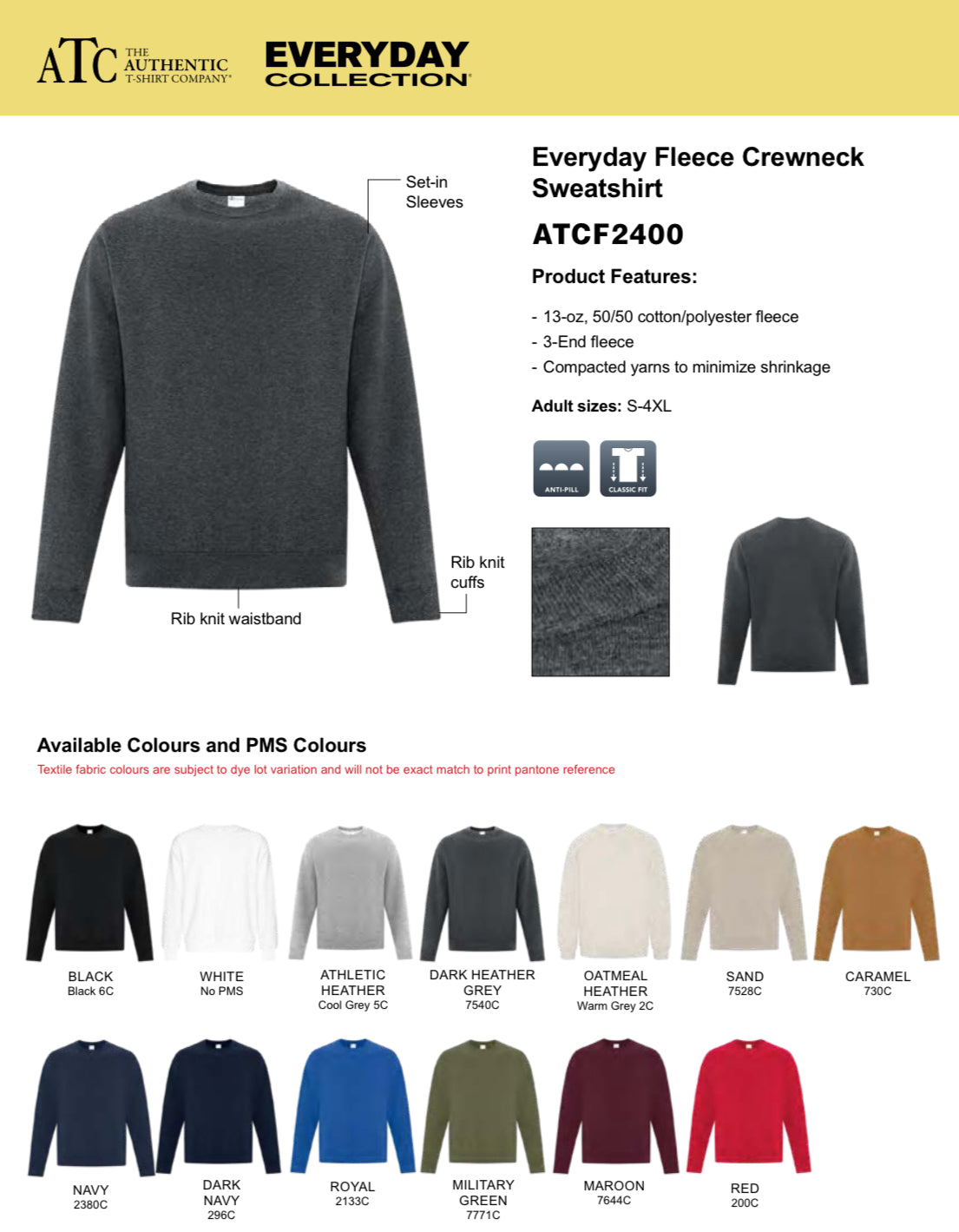 CICU Crewneck Sweater (ATC-Everyday Crew)