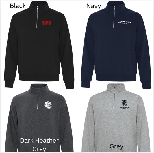 Adult ATC 1/4 zip sweater