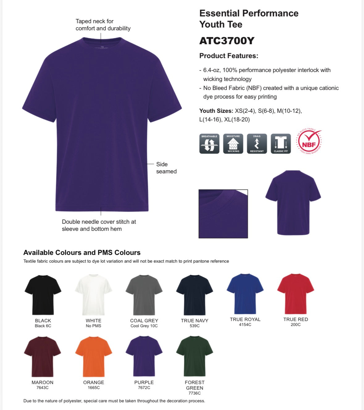 Youth ATC Performance Tshirt (CKS)