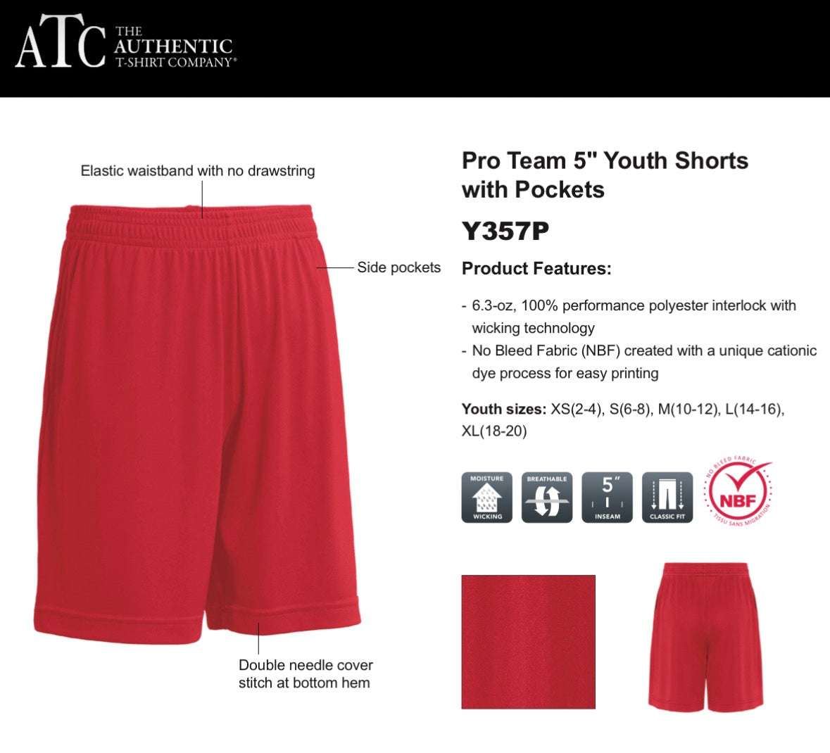 Youth ATC Shorts (CKS)